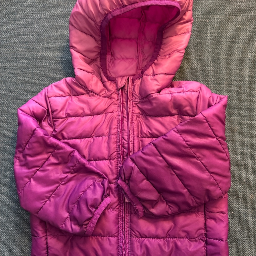 Kids purple ombré Puffer Jacket